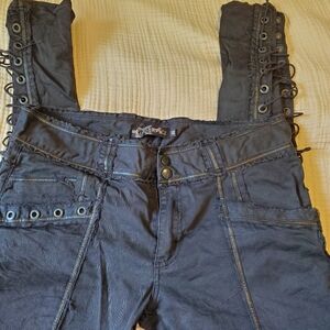 Lace up Lip Service pants